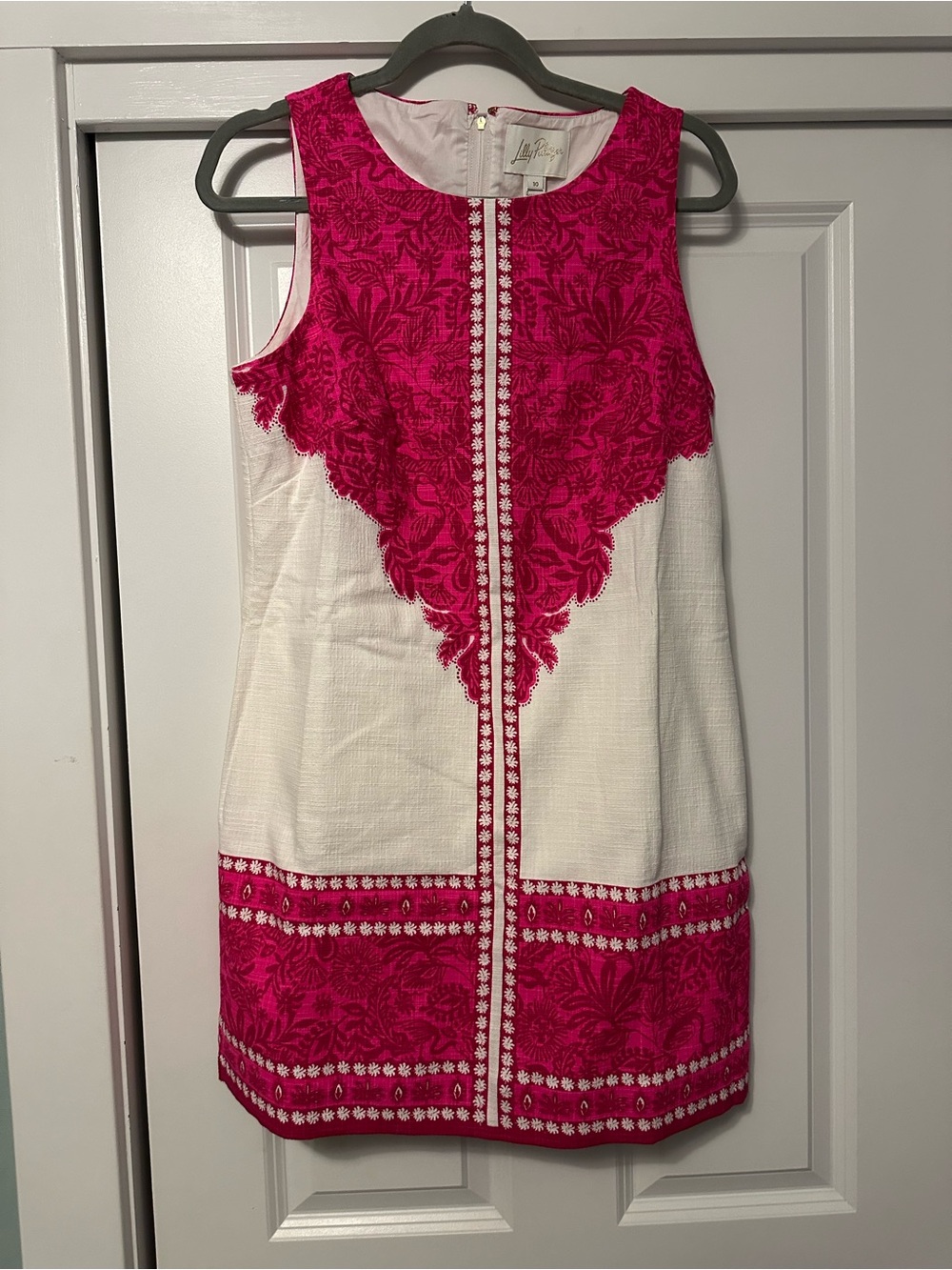 NWT Lily Pulitzer Sleeveless Pink and White Woman’s Dress